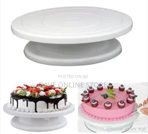 11-Inch Plastic Cake Decorating Turntable