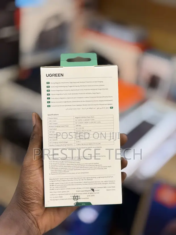 Ugreen Magsafe Power Bank 5000mAh Qi2 15W Wireless - 1