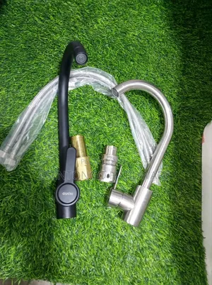 Sink Mixer Taps - Black & Silver