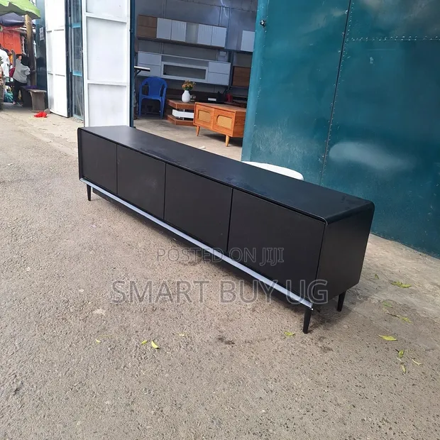 Brand New TV Stand with Drawers and LED Lights - White - 1