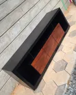 6ft Black TV Stand Unit with Drawers & LED Lights - 2
