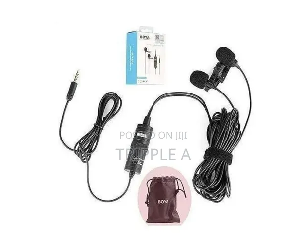 Boya Lapel Double Microphone - 1