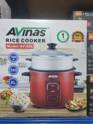 Avinas 6L Electric Rice Cooker and Food Steamer