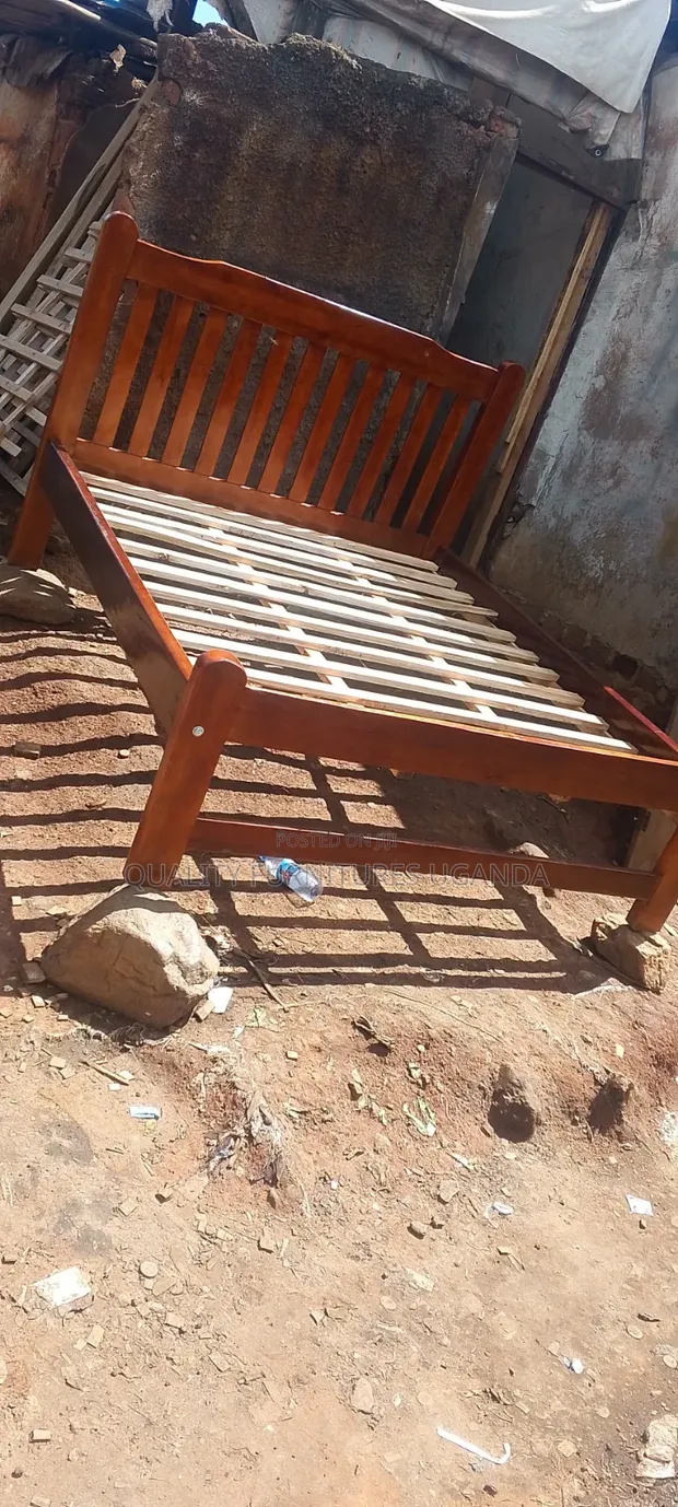 5x6 Budget Wooden Bed Frame - 1