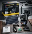 AOV 4K Ultra HD Dual-Lens 4G LTE Solar PTZ Security Camera - 1