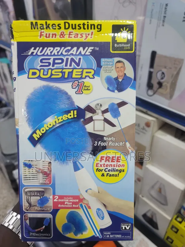 Hurricane Spin Duster - Motorized Cleaning Wand - 1