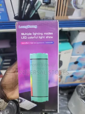LongRong Portable Bluetooth Speaker with LED Lights