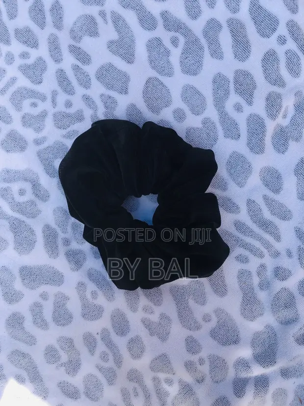 All Black Scrunchies - 1