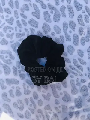All Black Scrunchies