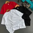 Plain T-Shirts - Red, White, Black - 2