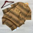 4F Fuzzy Stripe Flex T-Shirts - 1