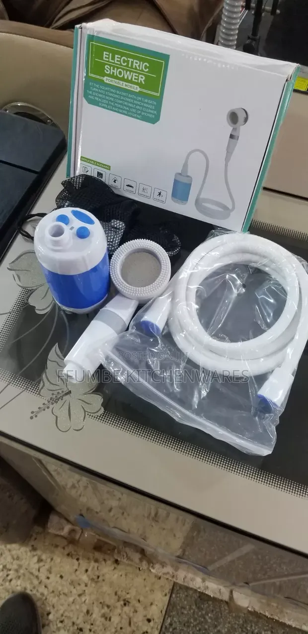 AMP Rechargeable Portable Camping Shower Pump - 1