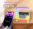 G Shaped Light Wireless Speaker Alarm Clock 15W - 2