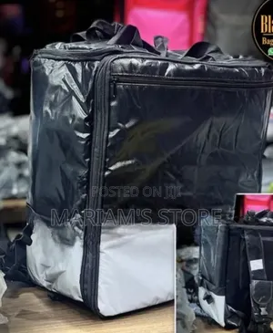 Goodpatner Black Waterproof Insulated Food Delivery Backpack