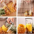 Effortless Pineapple Peeler & Core Remover - 2