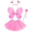 4-Piece Butterfly Costume for Girls - 1