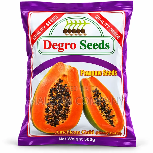 Degro Seeds Red Red Pawpaw Seeds 500g - American Gold Money Maker - 1