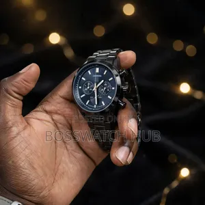 Carrera Black Chronograph Watch