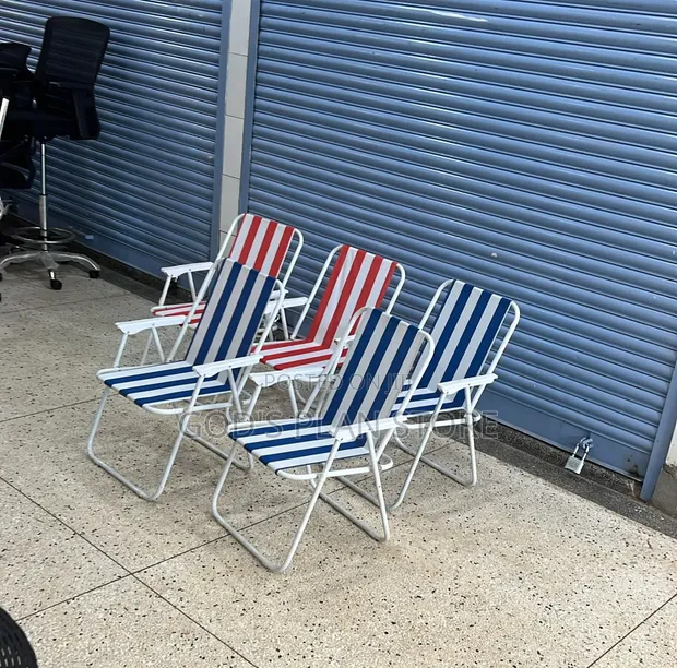 Folding Camping Chairs (Set of 2) - 1