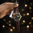 Poedagar Leather Strap Watch - 2