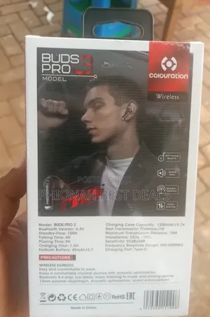 Coloration Buds Pro 3 Wireless Stereo Earphones