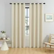 Classy Cream Drapes Curtains - 1