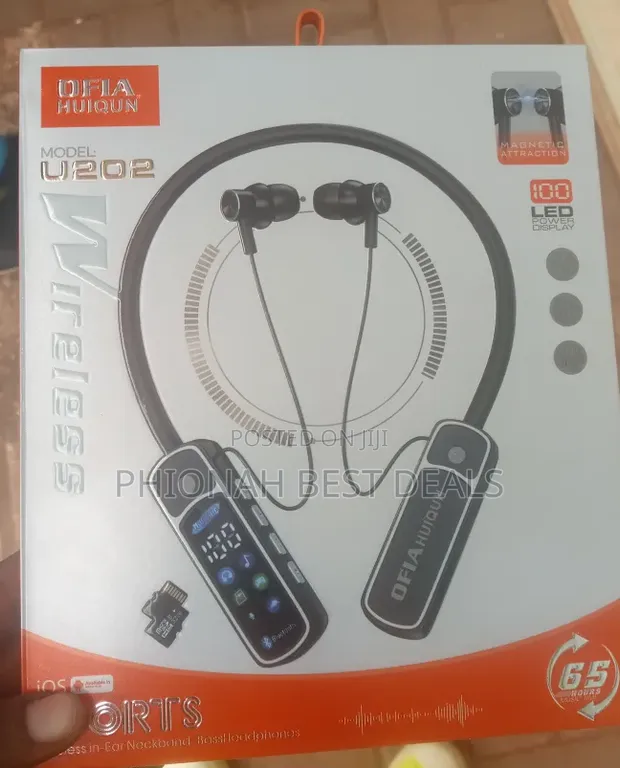 Ofia Hiuqun Wireless In-Ear Neckband Earphones - 1