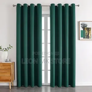 Premium Bedroom Curtains (3pcs) - Charcoal Grey