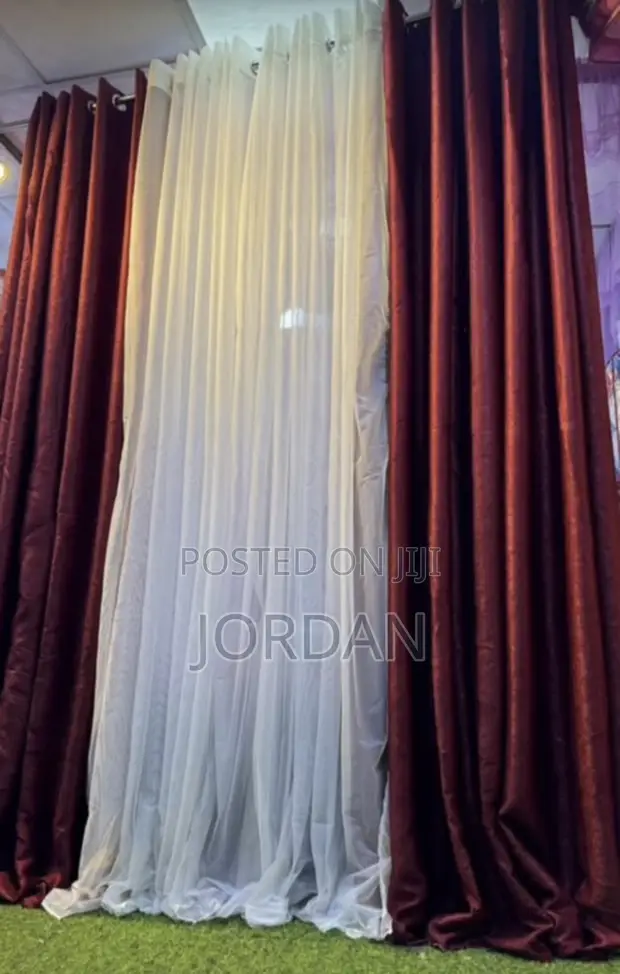 Pair of Curtains with Net - 3 Meters - 1