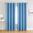 Classic Dining Room Curtains - Charcoal Grey - 2