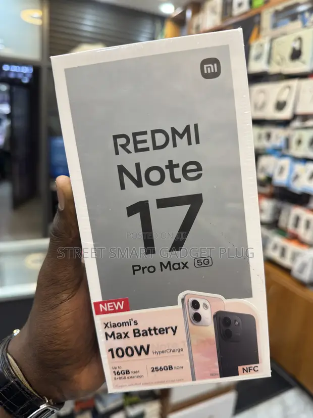 New Xiaomi Redmi Note 17 Pro Max 256GB Black - 1