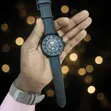 Montblanc Chronograph Watch - Black Leather - 3