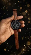 Patek Philippe Geneve Brown Leather Watch - 2