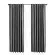 Elegant Charcoal Grey Eyelet Curtains (300x200cm) - 2