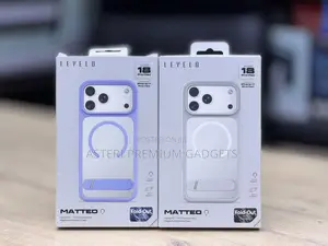 Levelo Matteo Case with Bottom Stand Grip for iPhone 17/18 Pro Max
