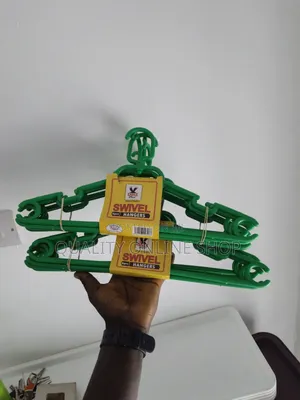 Green Plastic Hangers