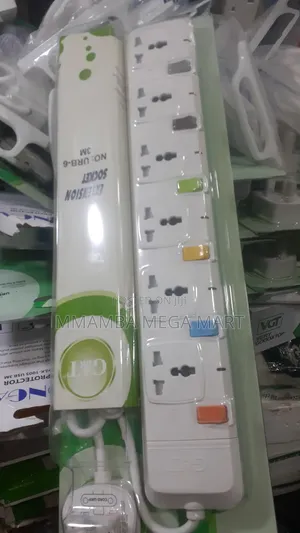 Brand New 4-Way & 6-Way Extension Socket