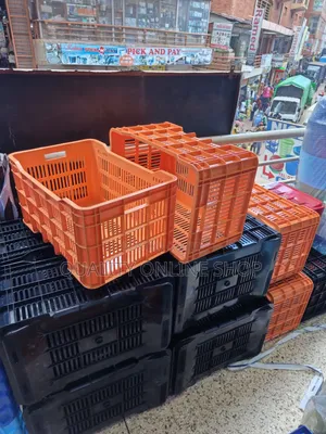 Black Plastic Crates (Brand New)