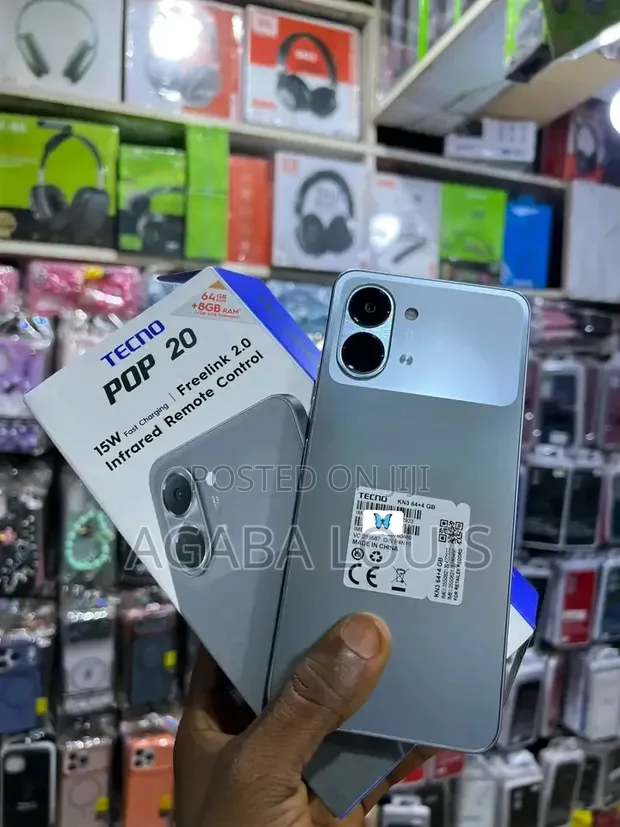 New Tecno Pop 20 128GB Black - 1