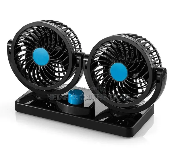 New Dual Head Car Fan AC - 1