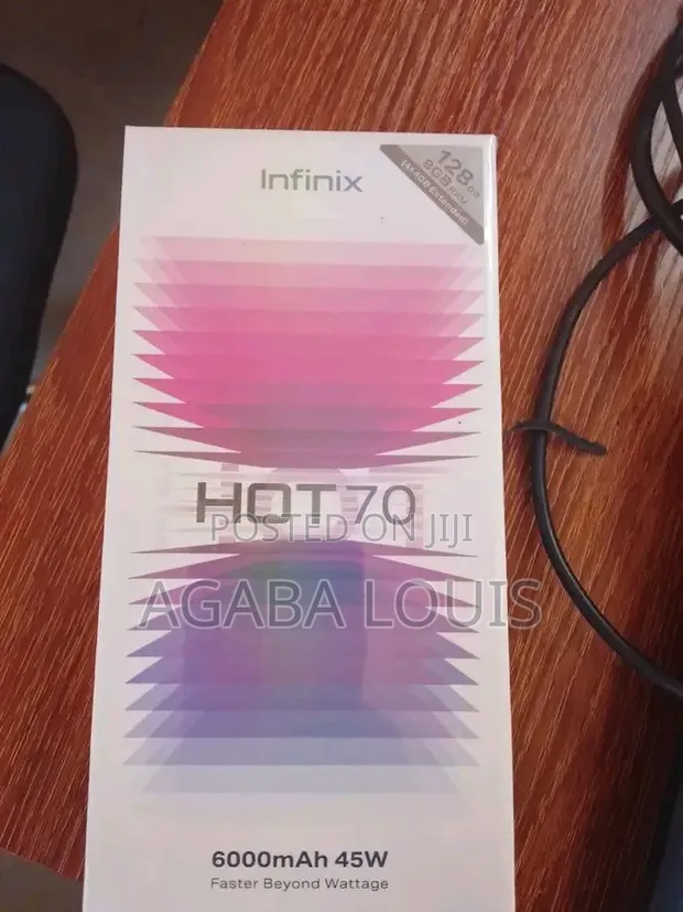 New Infinix Hot 70 128GB Silver - 1