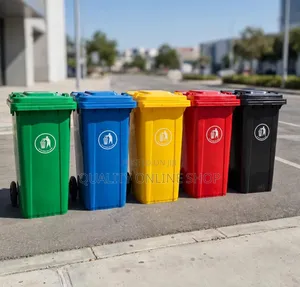 120 Litre Plastic Dust Bins (Green)