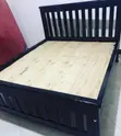 Beautiful Black Solid Wood Bed Frame - 3