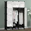 Multi-Door Plastic Clothes Cabinet - 1
