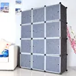 Multi-Door Plastic Clothes Cabinet - 2