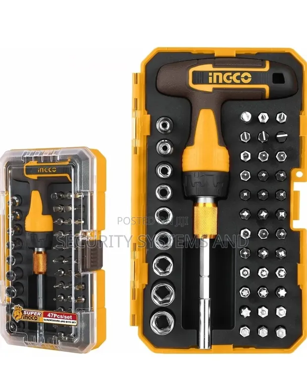 INGCO 47-Piece T-Handle Wrench & Screwdriver Set - 1