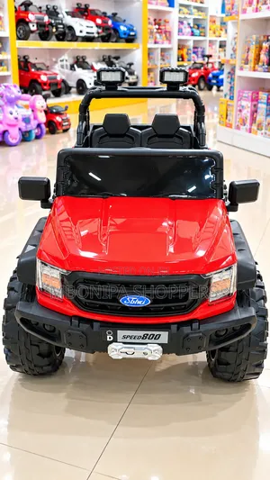 Red Kids Electric Ride-on Off-Road Ford - Discovery Toys