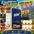 60W Clean Energy Solar System Full Kit - 2