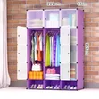 Pink and White Plastic Storage Wardrobe - 2