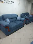 High Density 5 Seater Fabric Sofa Set - 1